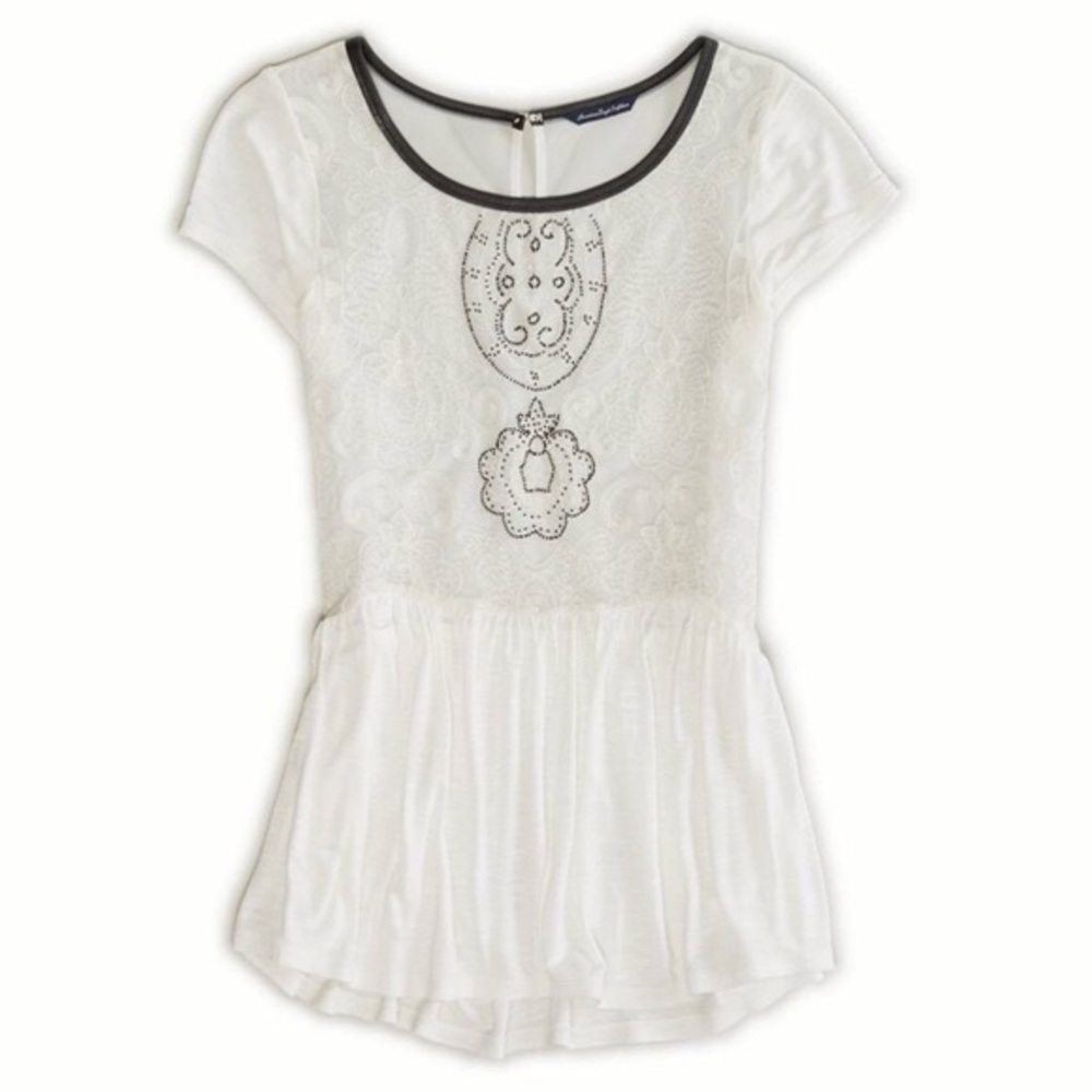 🔥NWT🔥 American Eagle Bohemian Peplum Top